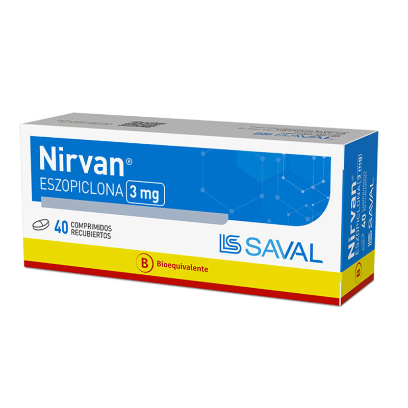 Nirvan 3 mg 40 comprimidos