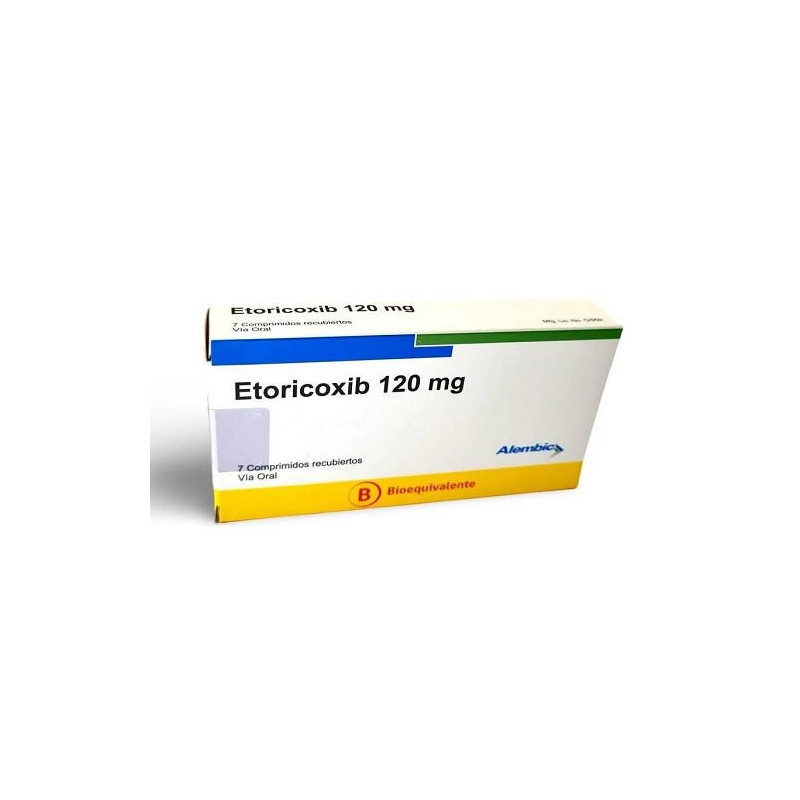 Etoricoxib 120 mg 7 comprmidos