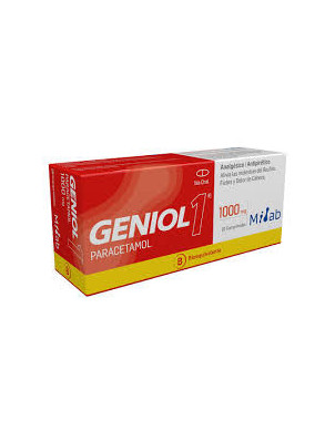 Geniol 1000 mg x 20 comprimidos