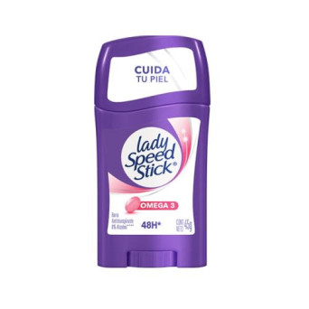 Lady Speed Stick Antitranspirante Barra Omega 3 48H 45g