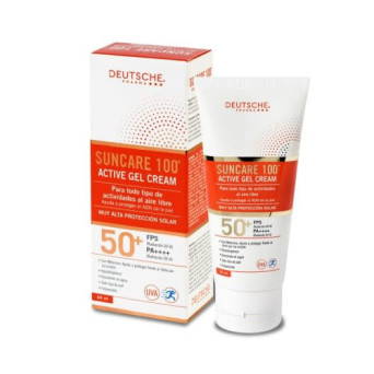 Suncare 100 Active Gel Cream 50+ 60 Ml VENCE 05/2026 STOCK 1
