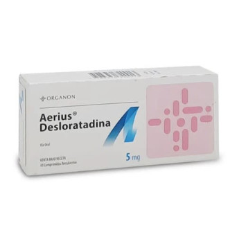 Aerius 5 mg 30 comprimidos Stock 2 Venc 11/07/2026