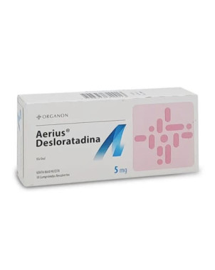 Aerius 5 mg 30 comprimidos Stock 2 Venc 11/07/2026