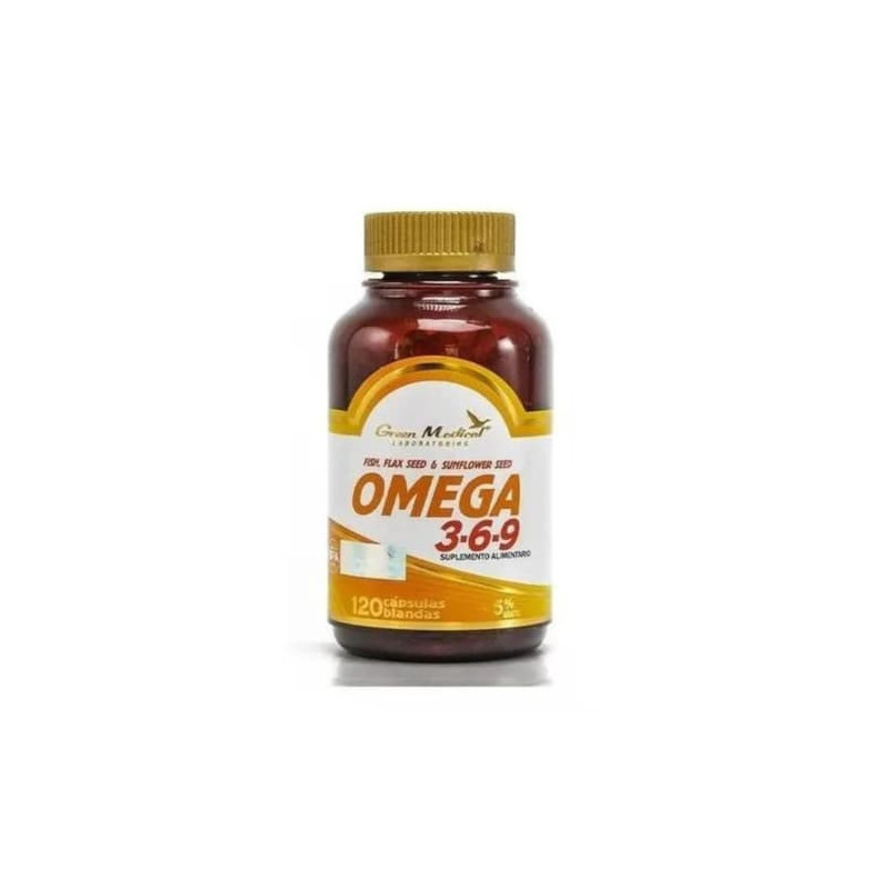 Omega 3-6-9 120 Caps. Blandas Green Medical