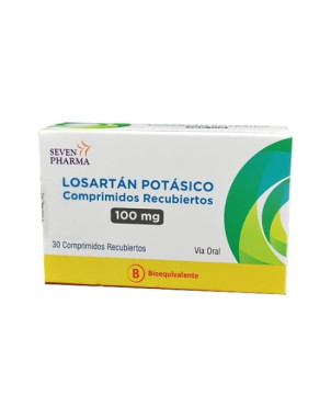 Losartan 100 Mg X 30 Comp Seven Pharma
