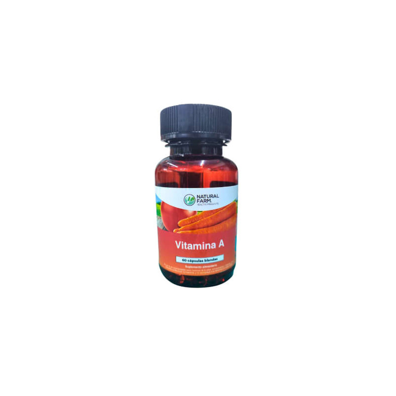 Vitamina A 60 Cap. Blandas Natural Farm