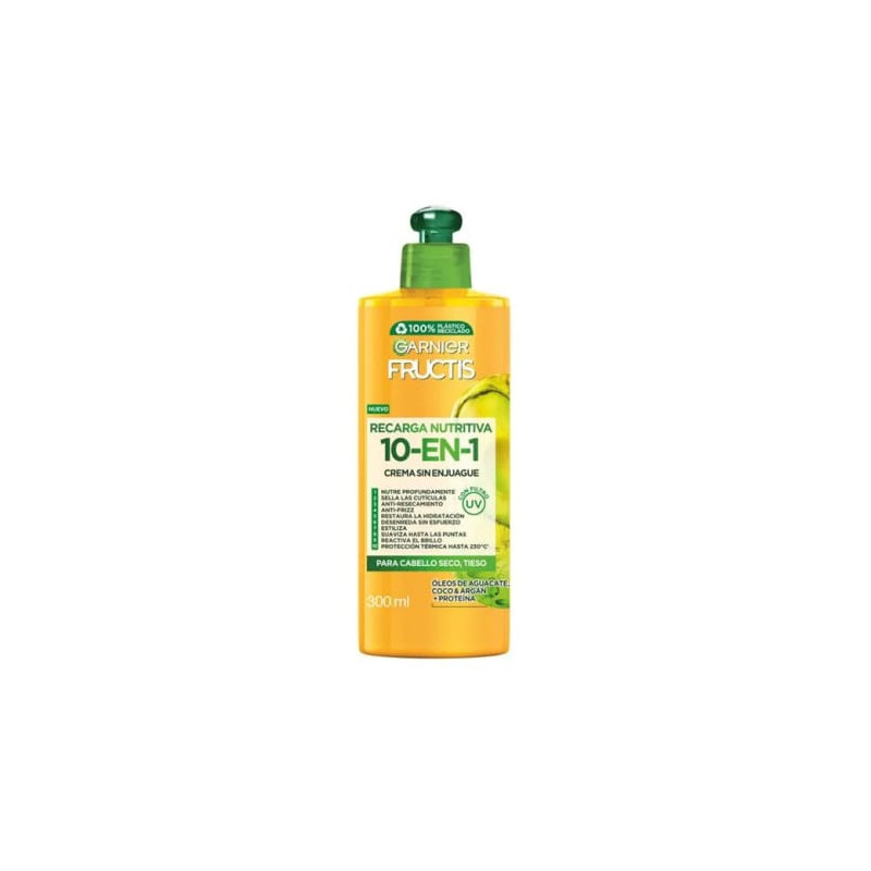 Fructis Crema Para Peinar Nutritiva 10 En 1 300 Ml