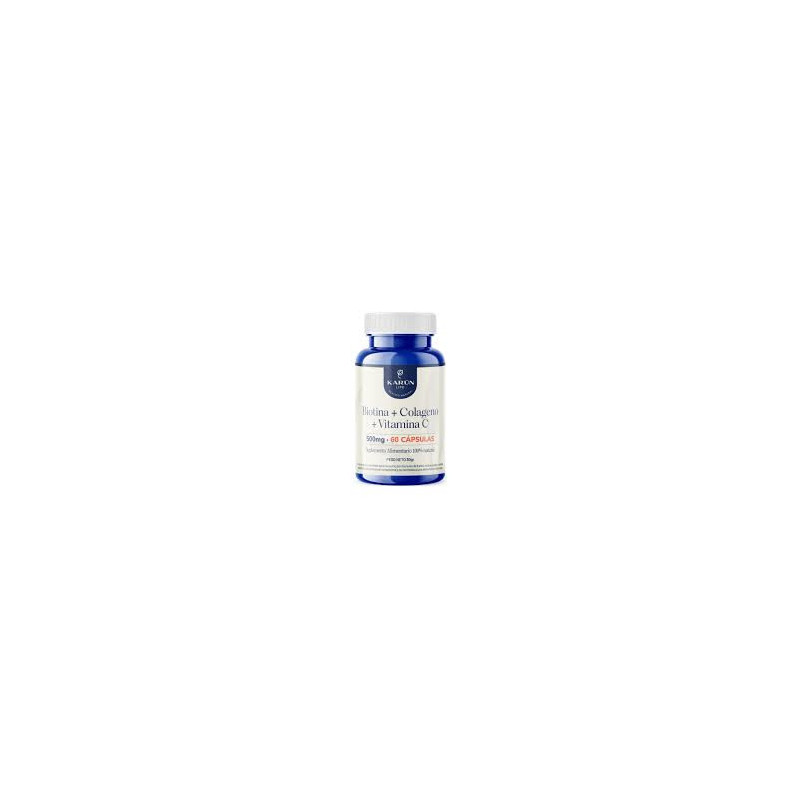 Biotina + Colágeno + Vitamina C 500 mg x 60 Cápsulas Karun Life