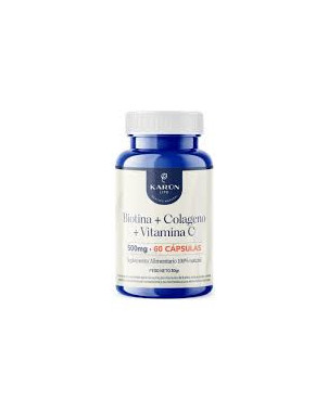Biotina + Colágeno + Vitamina C 500 mg x 60 Cápsulas Karun Life