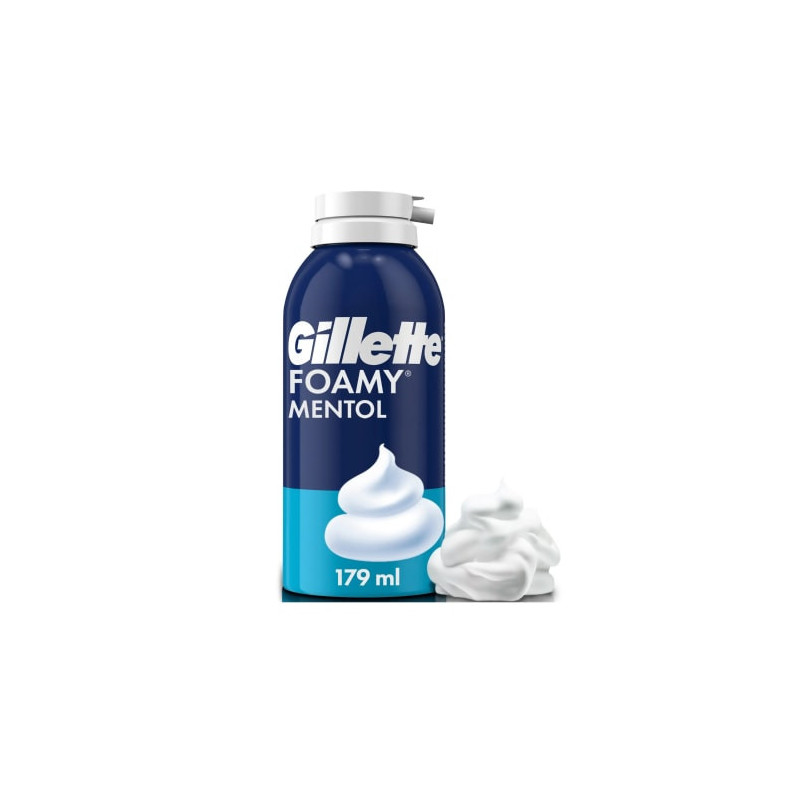 Gillette Espuma De Afeitar Mentol 179 Ml