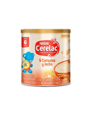 Cerelac 5 Cereales Y Leche 400 Gr Nestle Vence 17-02-25