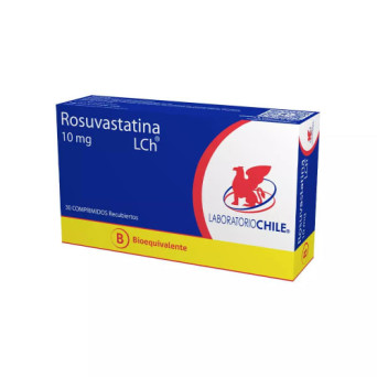 Rosuvastatina 10 Mg 30 Comprimidos Lab Chile