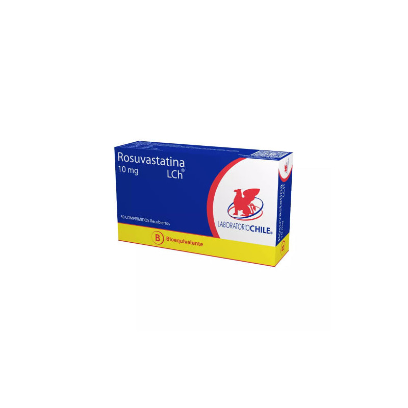 Rosuvastatina 10 Mg 30 Comprimidos Lab Chile
