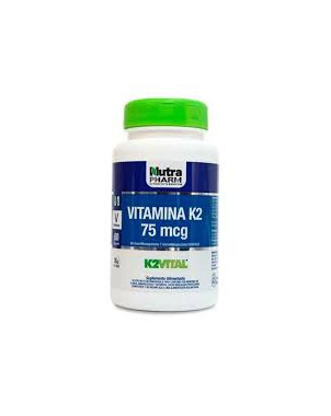 Vitamina K2 75 mcg x 60 Capsulas Nutrapharm