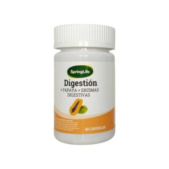 Digestion x 60 Cap Papaya + Enzimas Digestivas Springlife