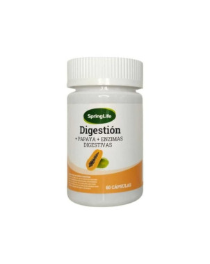 Digestion x 60 Cap Papaya + Enzimas Digestivas Springlife