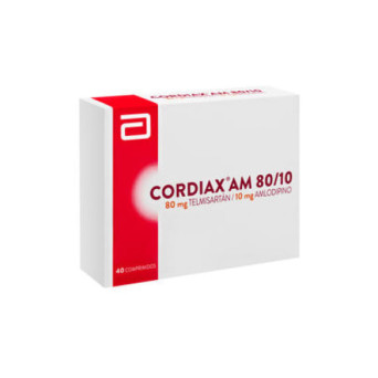 Cordiax AM 80/10 mg 40 Comprimidos Vence 31-05-25 (stock 1)
