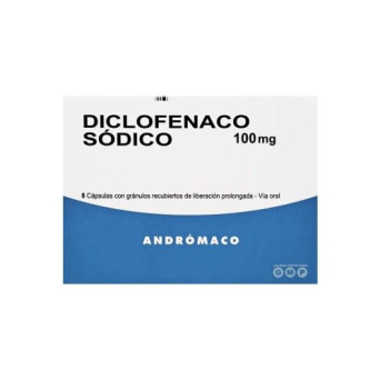 Diclofenaco Sodico 100 Mg 8 Capsulas Andromaco