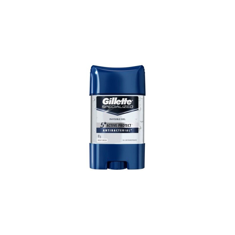 Gillette Gel Antitranspirante 5 Active Protect Antibacterial 82 Gr