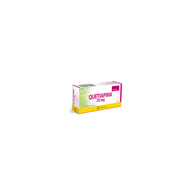 Quetiapina 25 mg x 30 comp Synthon