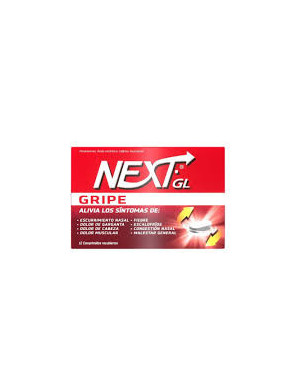 Next GL Gripe X 12 Comp. Recubiertos VENCE 02/2026 STOCK 1