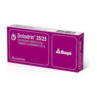 Dolodrin 25/25 mg x 10 comp