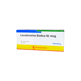 Levotiroxina Sodica 50 mcg x 50 comprimidos