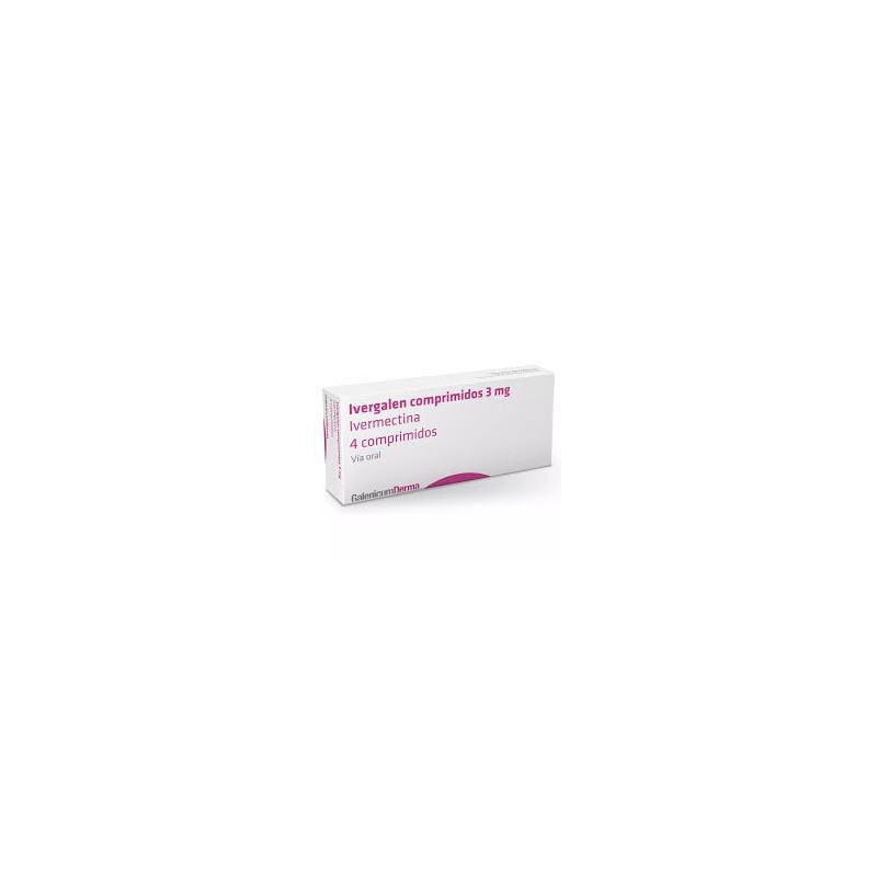 Ivergalen 3 mg x 4 comprimidos