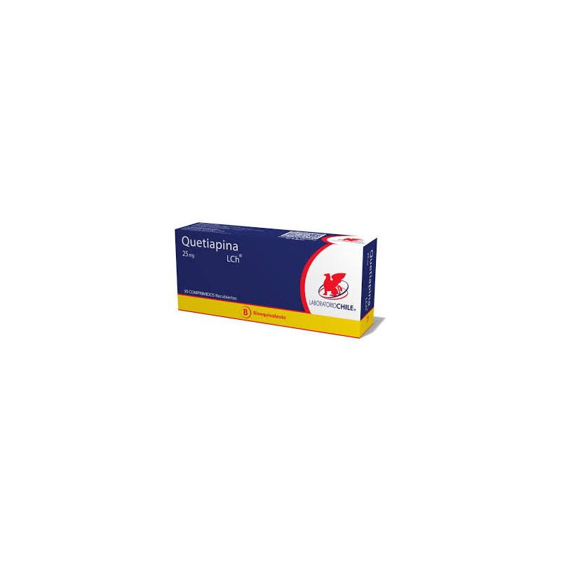 Quetiapina 25 Mg 30 Comp Lab Chile
