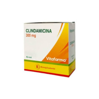 Clindamicina 300 mg x 16 cap
