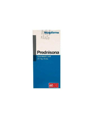 Prednisona Jarabe 20mg/5mL x 60mL Lab Hospifarma