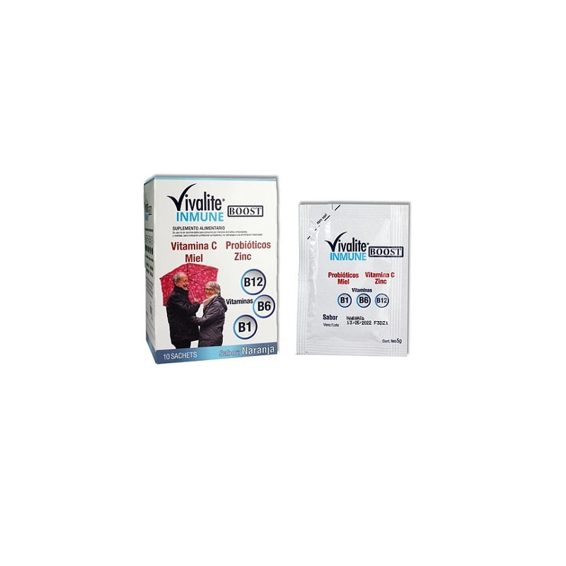 Vivalite Inmune Boost 10 Sachet Sabor Naranja