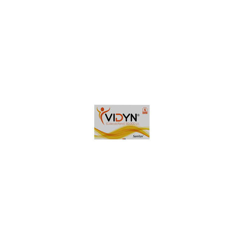 Vidyn (Colecalciferol) 50.000 UI X 4 Cap