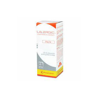 Lalergic 5mg/ml 20 ml   VENCE 08/2026   STOCK 1