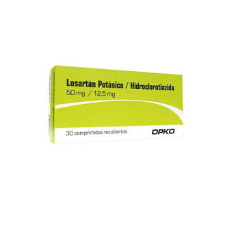Losartan + Hidroclorotiazida 50 mg/12.5 mg x 30 Comp Lab Opko