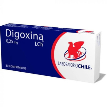 Digoxina 0.25 Mg 30 Comp Lab Chile