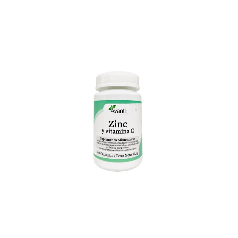 Zinc Y Vitamina C 60 Caps Avanti