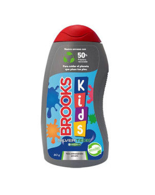 Brooks Talco Kids 80 Gramos Silver Teck