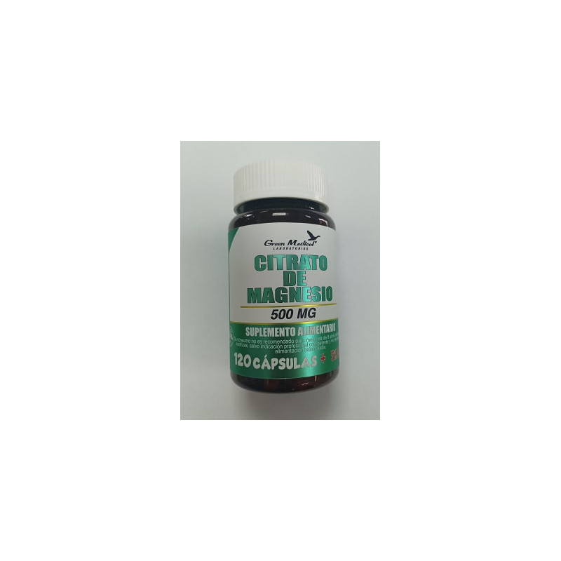 Citrato De Magnesio 500 Mg X 120 Capsulas G. Medical