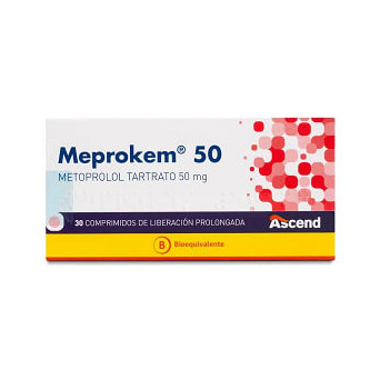 Meprokem 50 Mg X 30 Comp Ascend    Venc 08/2026  Stock 2