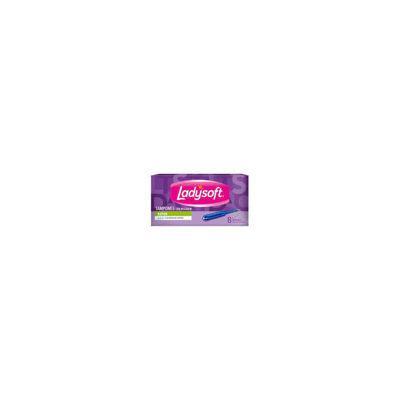 Ladysoft Tampones Super 8 Un.