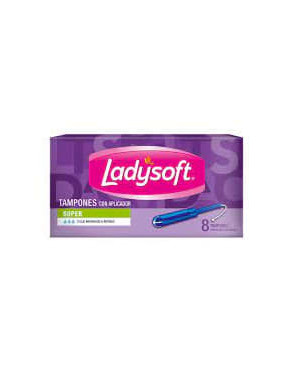 Ladysoft Tampones Super 8 Un.