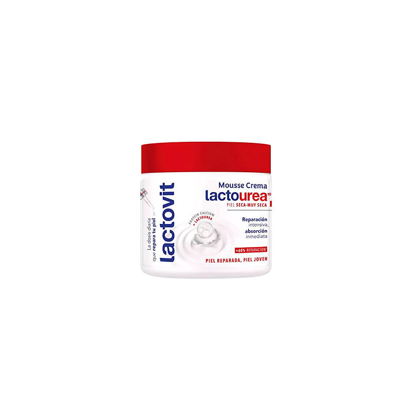 Lactovit Mousse Crema Lactourea Piel Seca/Muy Seca 400 Ml