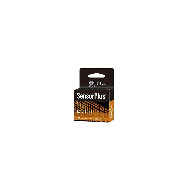 Sensor Plus Preservativo Dotted 3 Un.