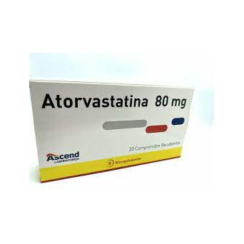 Atorvastatina 80 mg x 30 comp recubiertos