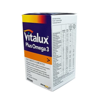 Vitalux Plus Omega 3 30 cápsulas blandas