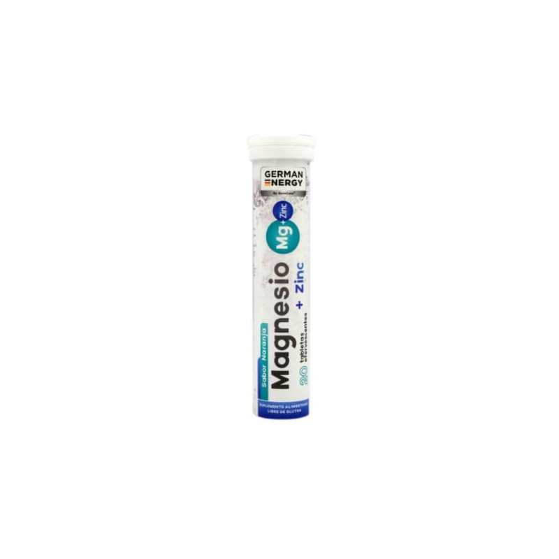 Magnesio + Zinc 20 Tabl Efervescentes German Energy