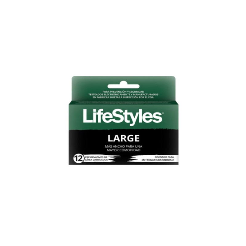 LifeStyles Preservativo Large 12 Unidades