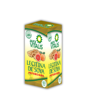 Lecitina De Soya Reforzada 60 Caps Aura Vitalis