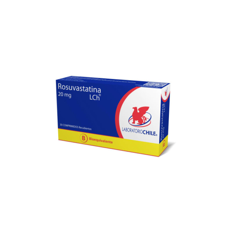 Rosuvastatina 20 mg  x 30 Comp Lab Chile